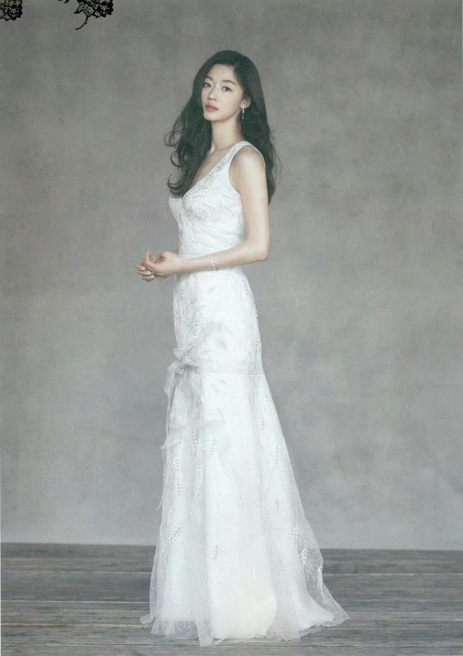 全智贤未公开婚纱照全智贤婚纱写真回顾