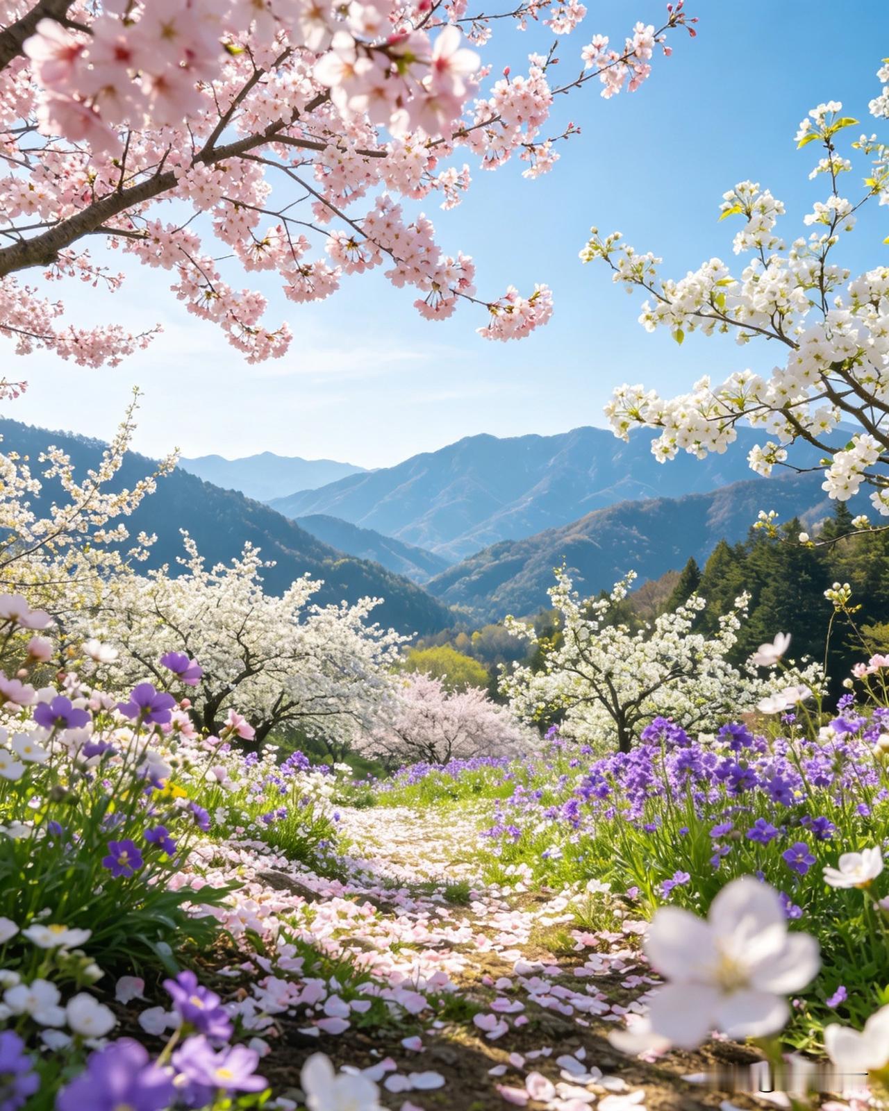 山东人的春，就得吃得敞亮，活得舒坦！
山上的野菜刚下袋，院里的花儿正盛开。
这就
