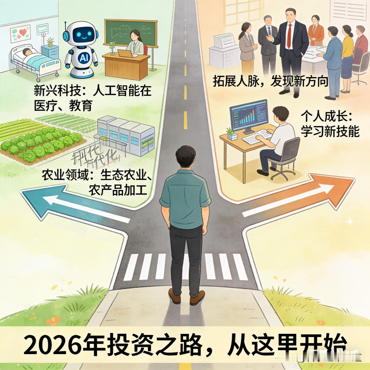 在实业投资这块，新兴科技领域挺值得留意的。就拿人工智能来说，随着技术越来越成熟，