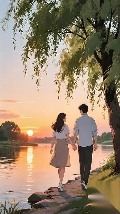 婚姻哪是搭伙？

是两个怕孤单的人

攥着同一份“赌约”凑过来——

我赌你不会