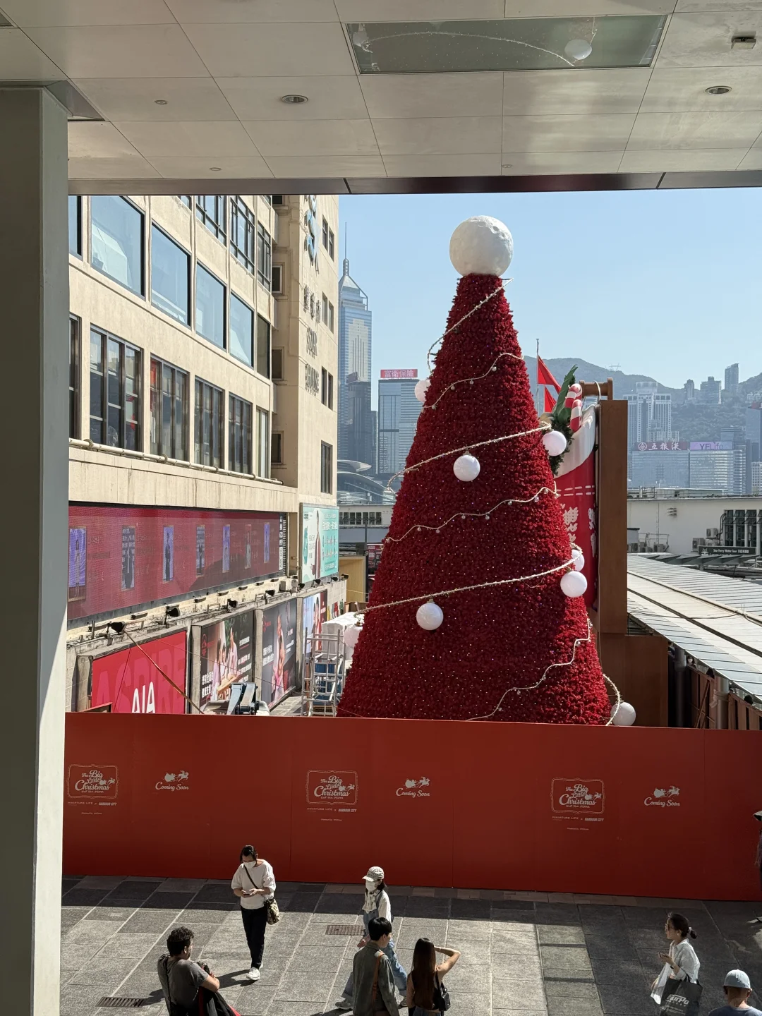 11.7香港圣诞今日实况🎄5G过节了！！