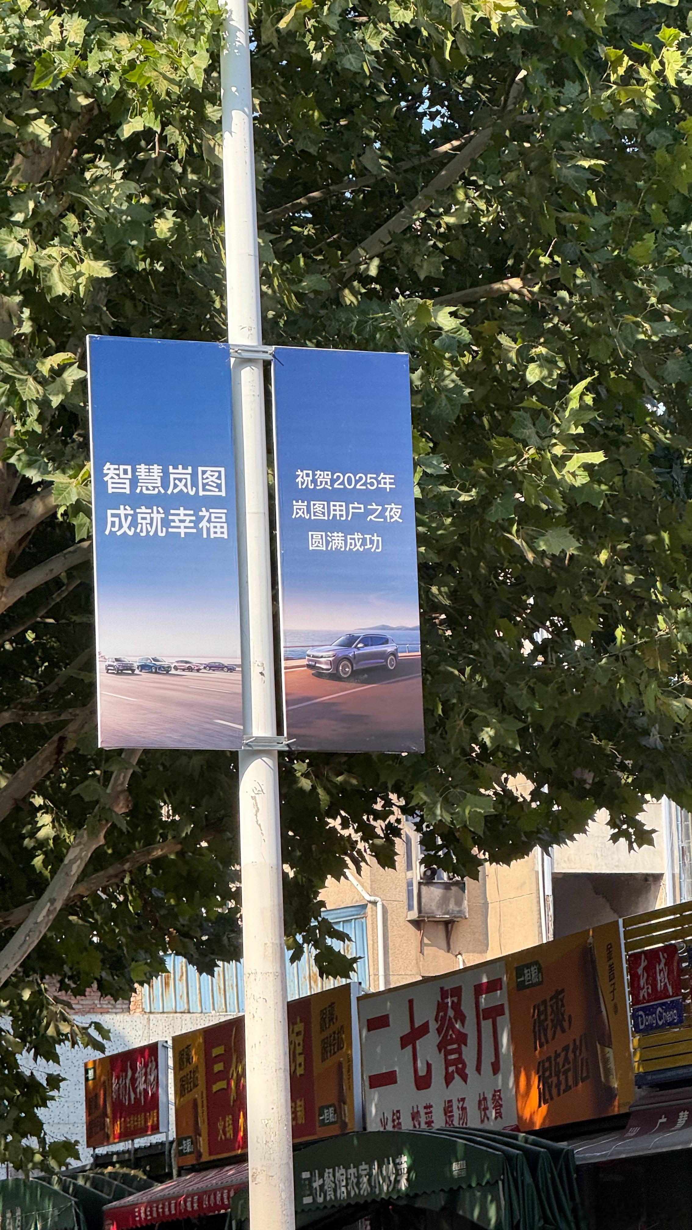 还是第一次看到岚图这样的广告牌[吃瓜]解放大道上全是 ​​​