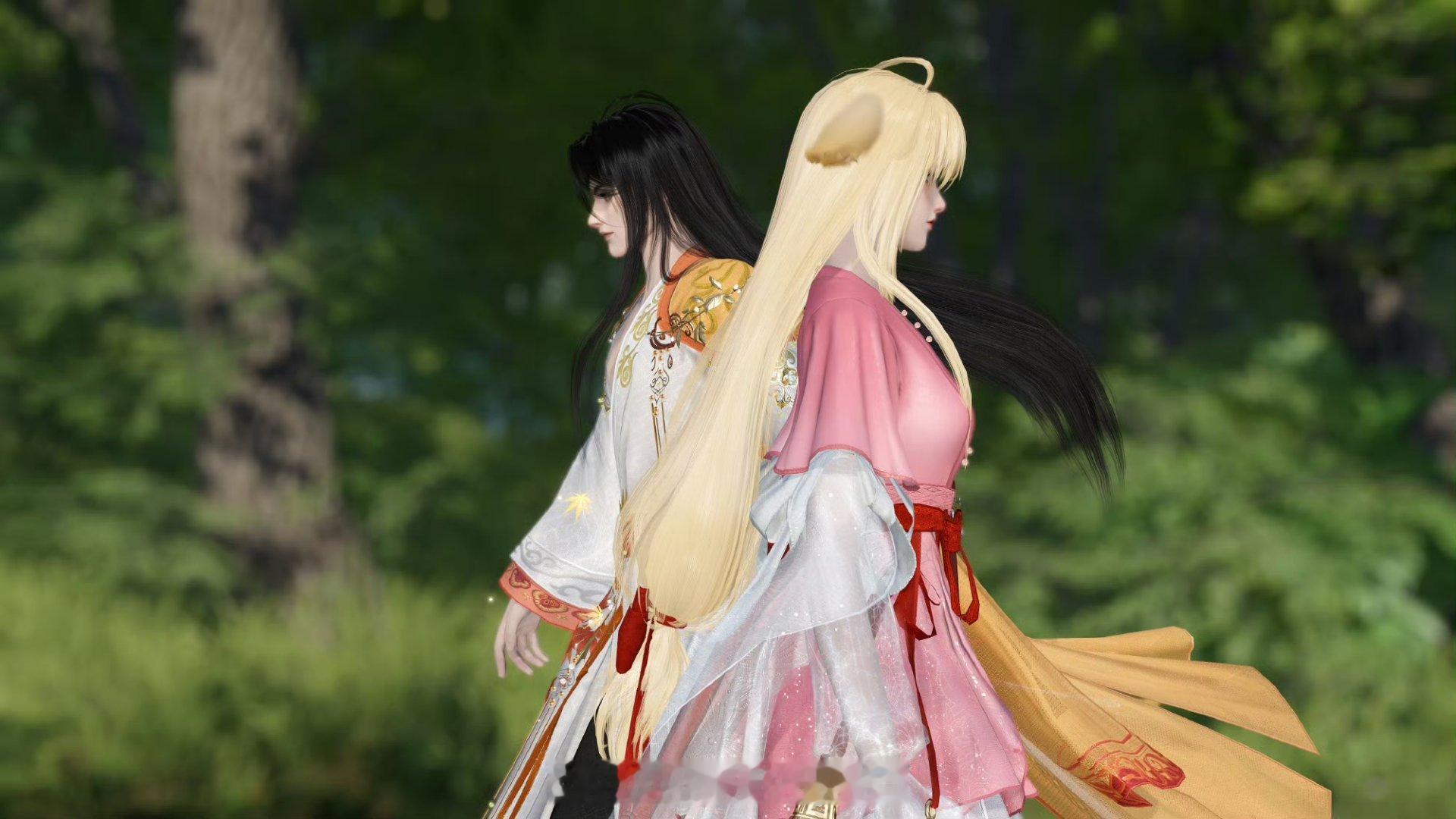 #逆水寒狐妖顶流相见#联动时装快来吧，真的是随时随地cosplay了，超喜欢！#