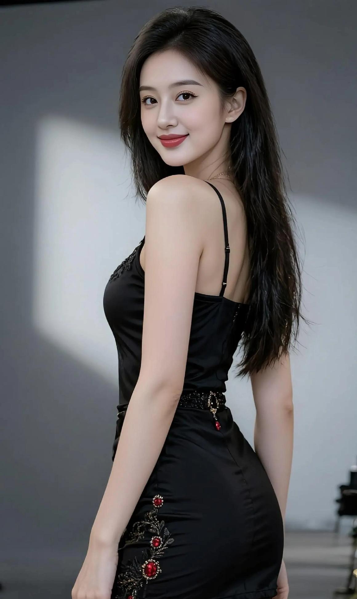 这穿得真漂亮，回头率超高！