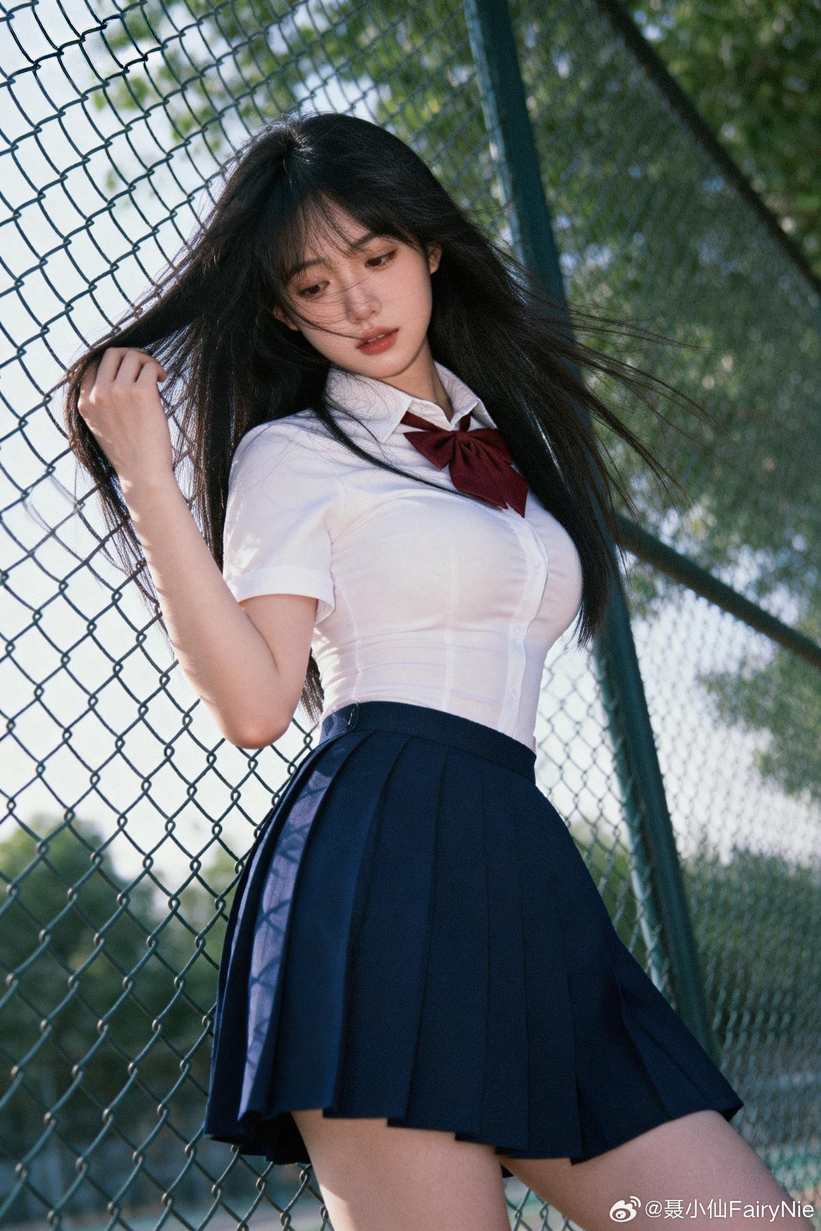 轻轻地我来了，带来一阵微风😇这是个阳光明媚的春日下午！行摄漫记聂小仙