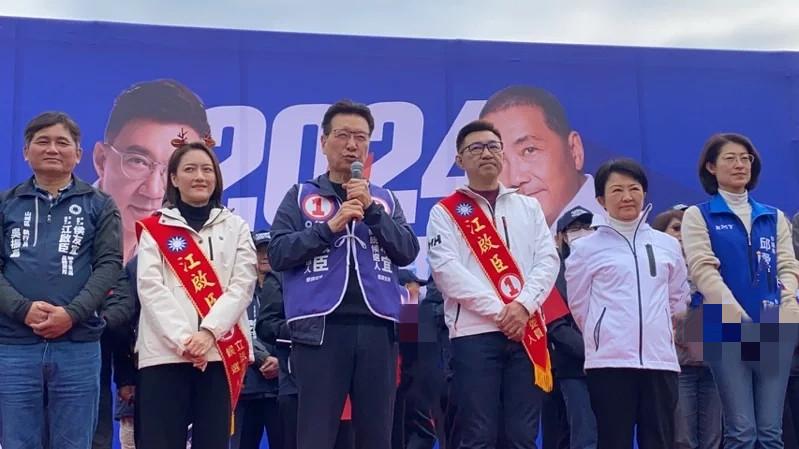 赵少康又口误了，将赖清德讲成江启臣是“台湾和平的恐怖分子”，他回应：以后要讲慢一