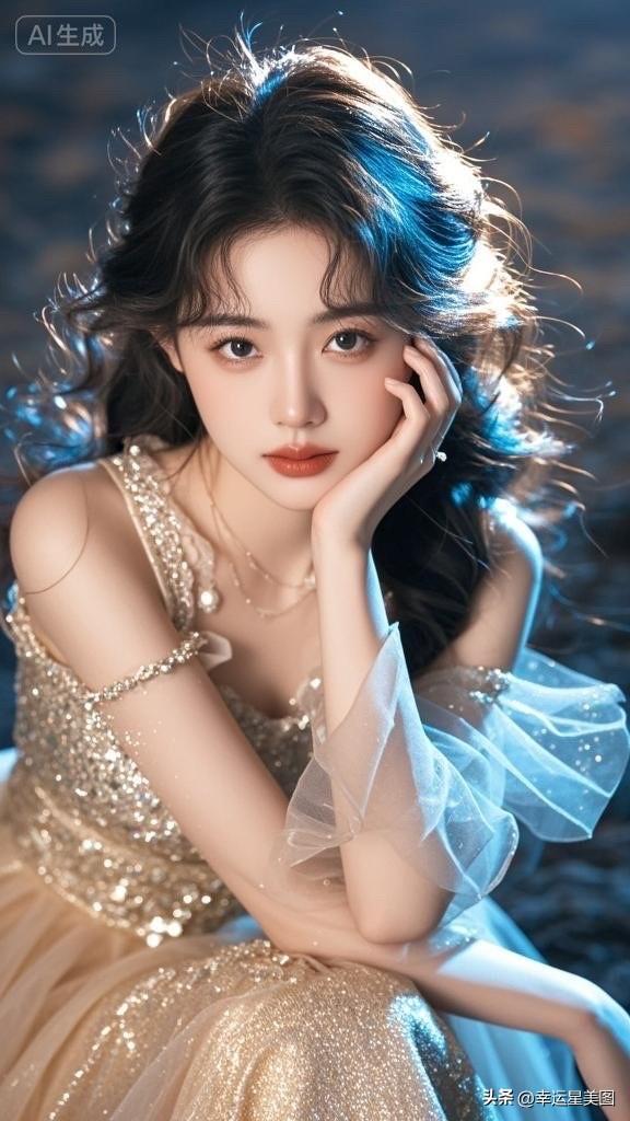 梦幻少女，优雅迷人，浅笑如花，唯美动人。