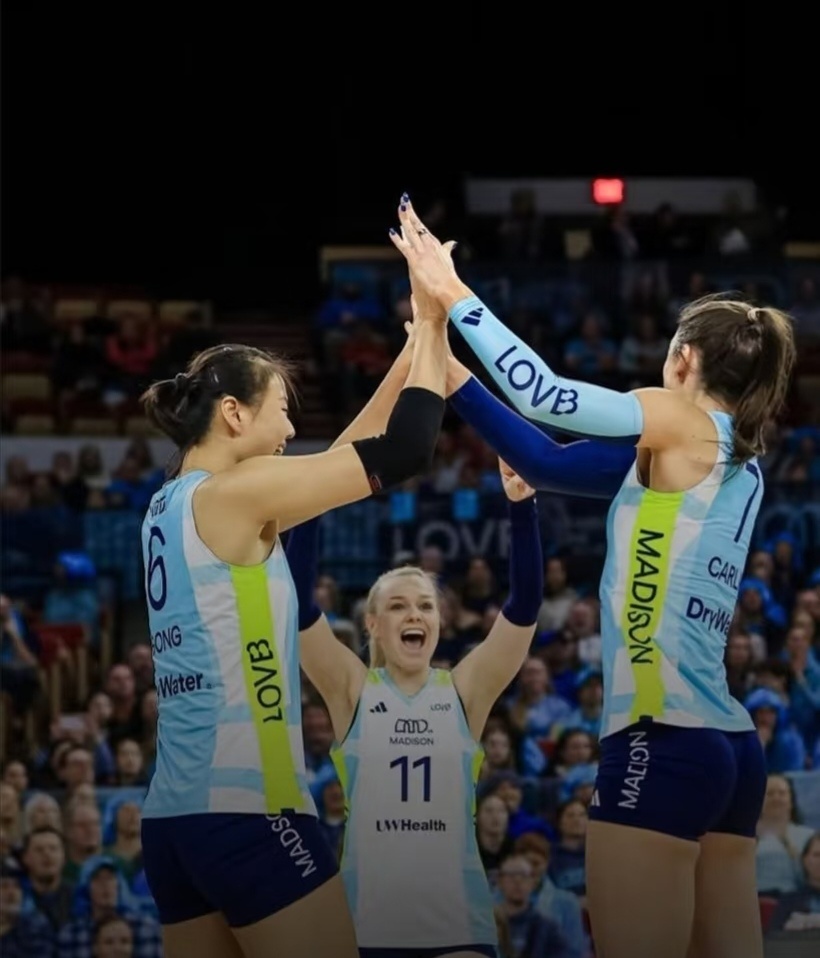 gxy小宇宙 美国职业女排联赛昨天进入第二轮，中国球员龚翔宇发挥出色，拿下16分