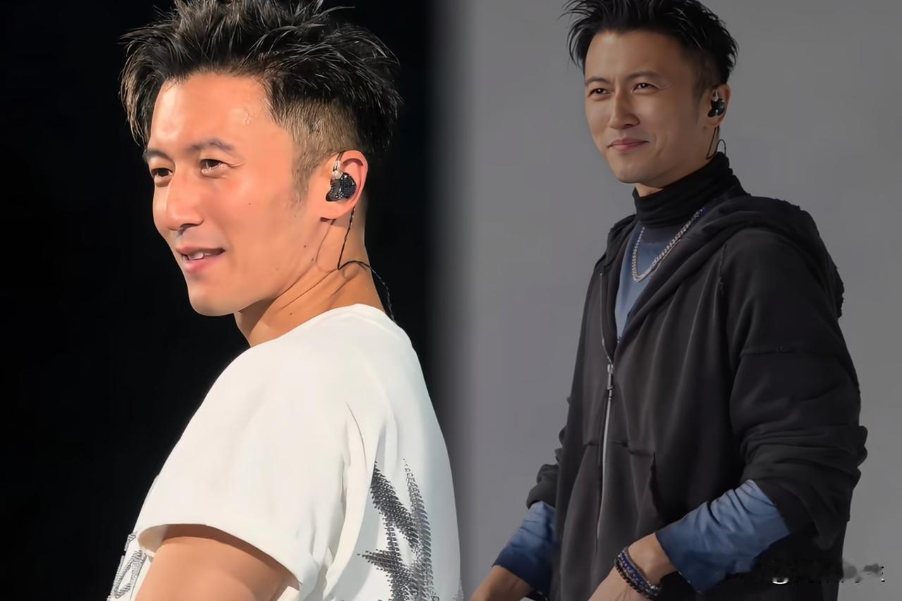 46岁的谢霆锋，
在北京开场演唱会，
那叫一个座无虚席，连圈里不少大腕都赶来捧场