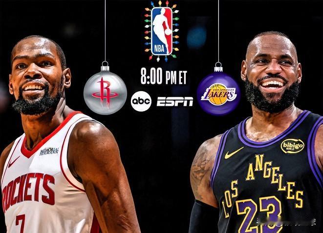 久违了！火箭将时隔六年再次出席圣诞大战，上次圣诞夜出战还是19年。

明日NBA