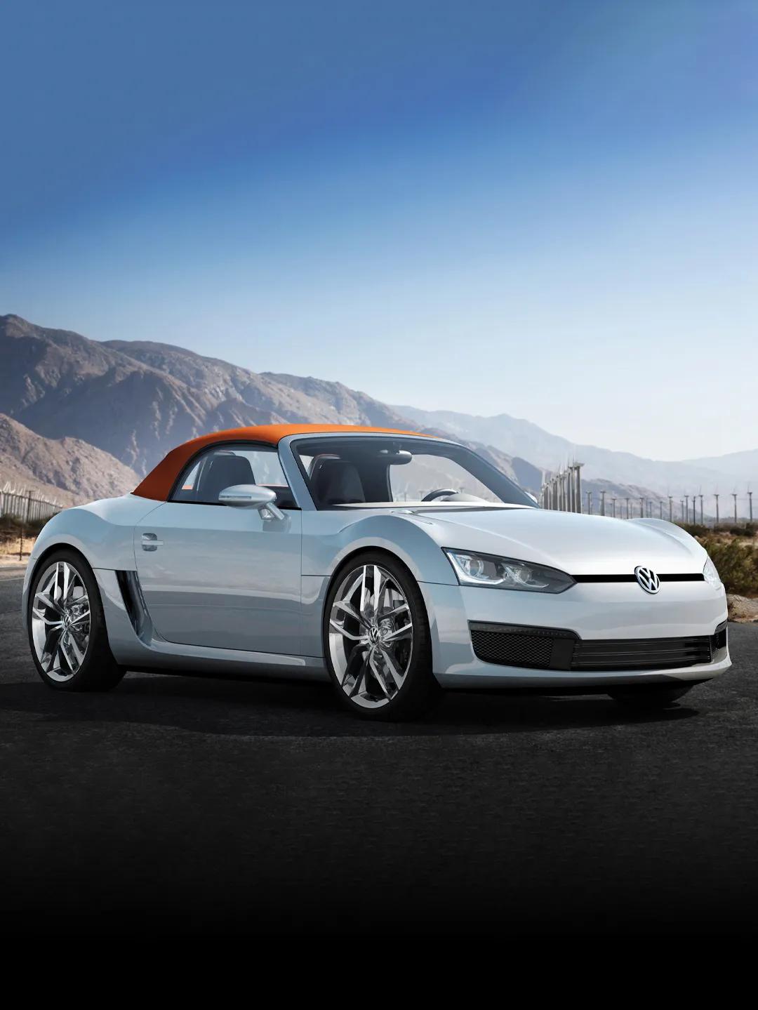 2009年，大众汽车在美国底特律车展首次发布了Concept BlueSport