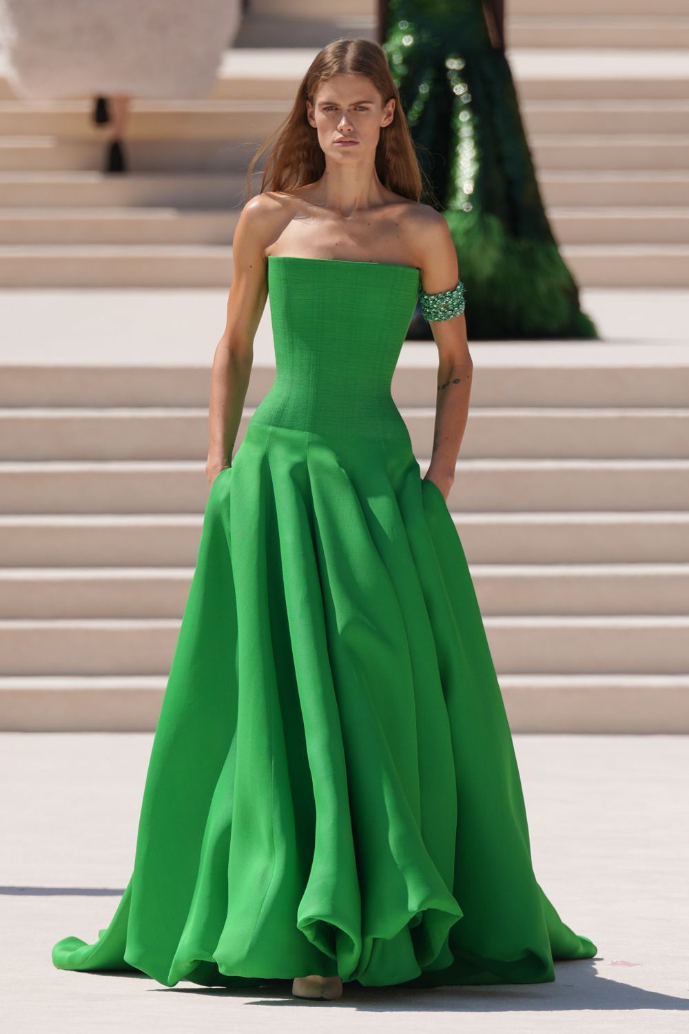 好美的绿 💚 Balenciaga Fall 2026 Couture巴黎高定