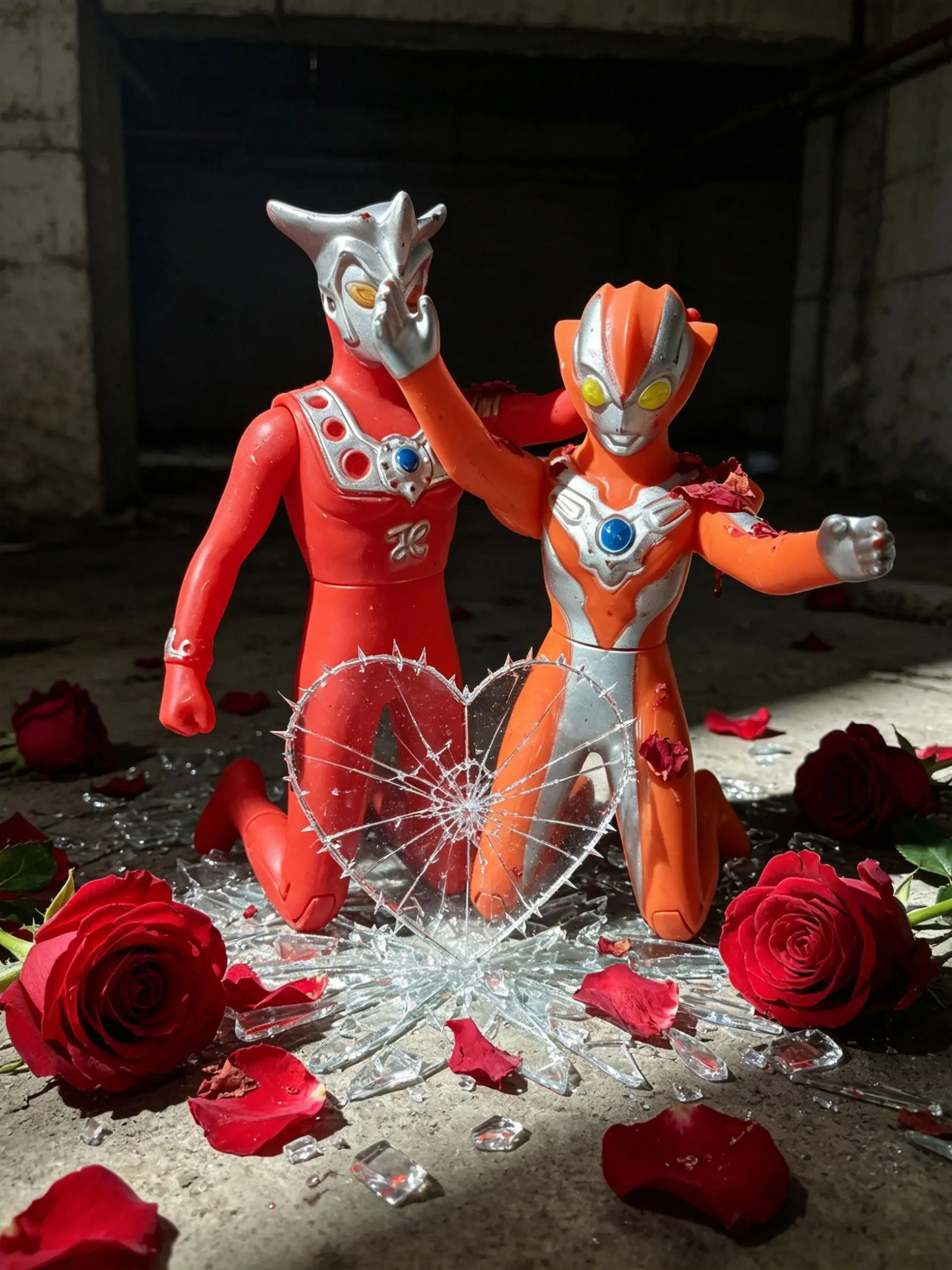 奥特曼儿童动画片 AI破碎美学特写