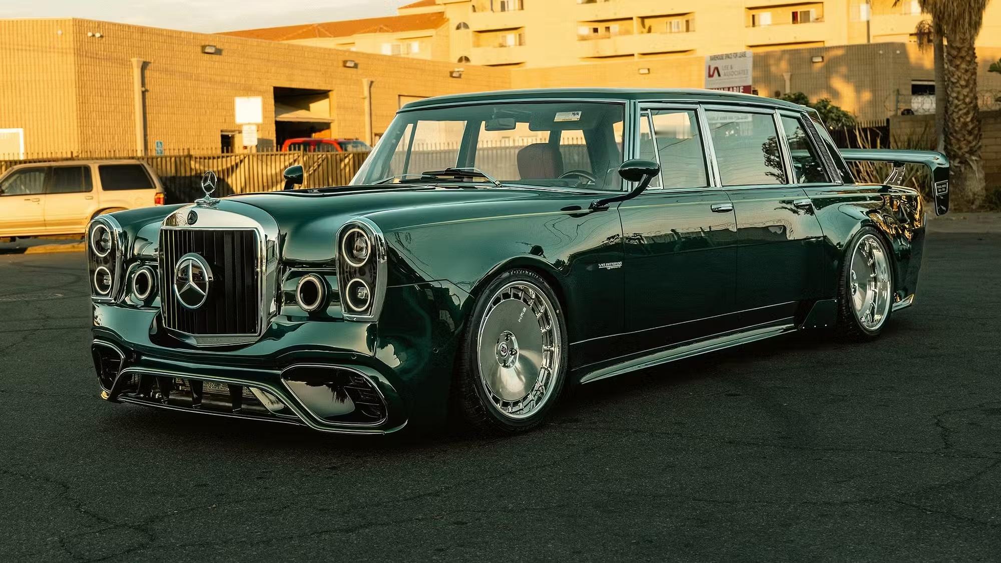 美国加州一家改车行S-Klub LA老板把自己的2024款V223 AMG S6