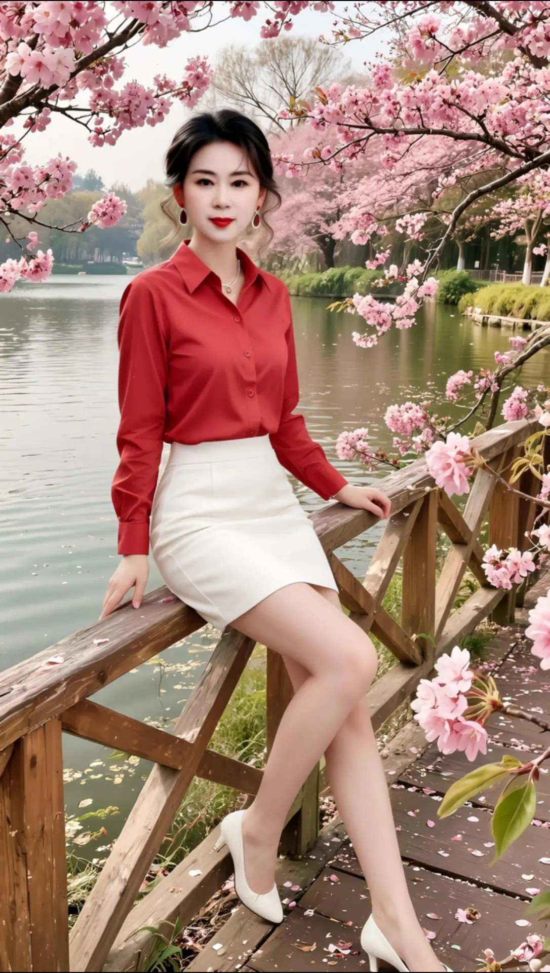 AI公园优雅写真 ai创作