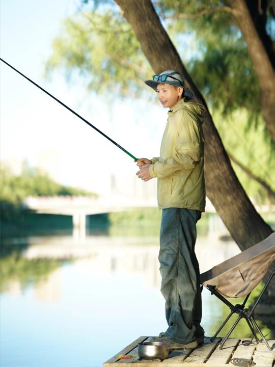 北京奥森北钓鱼🎣 户外佬太容易沾上钓鱼了