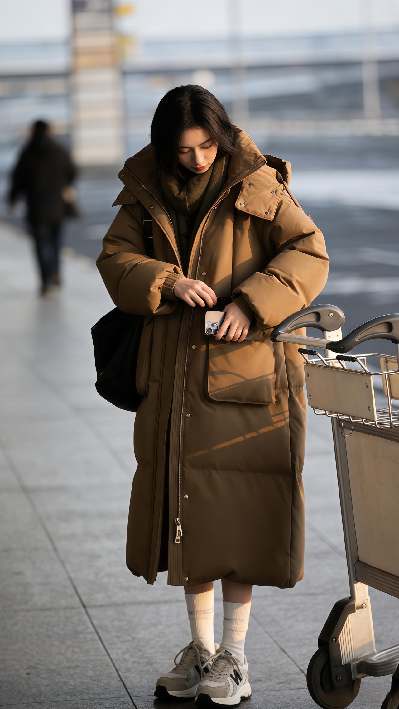 穿搭高级感穿搭韩系穿搭长款羽绒服羽绒服