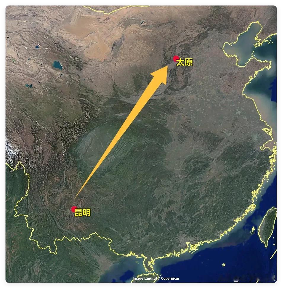 昆明和太原的差异，真的太大了！气候完全不一样.
你敢信？同属内陆省会，一个连羽绒