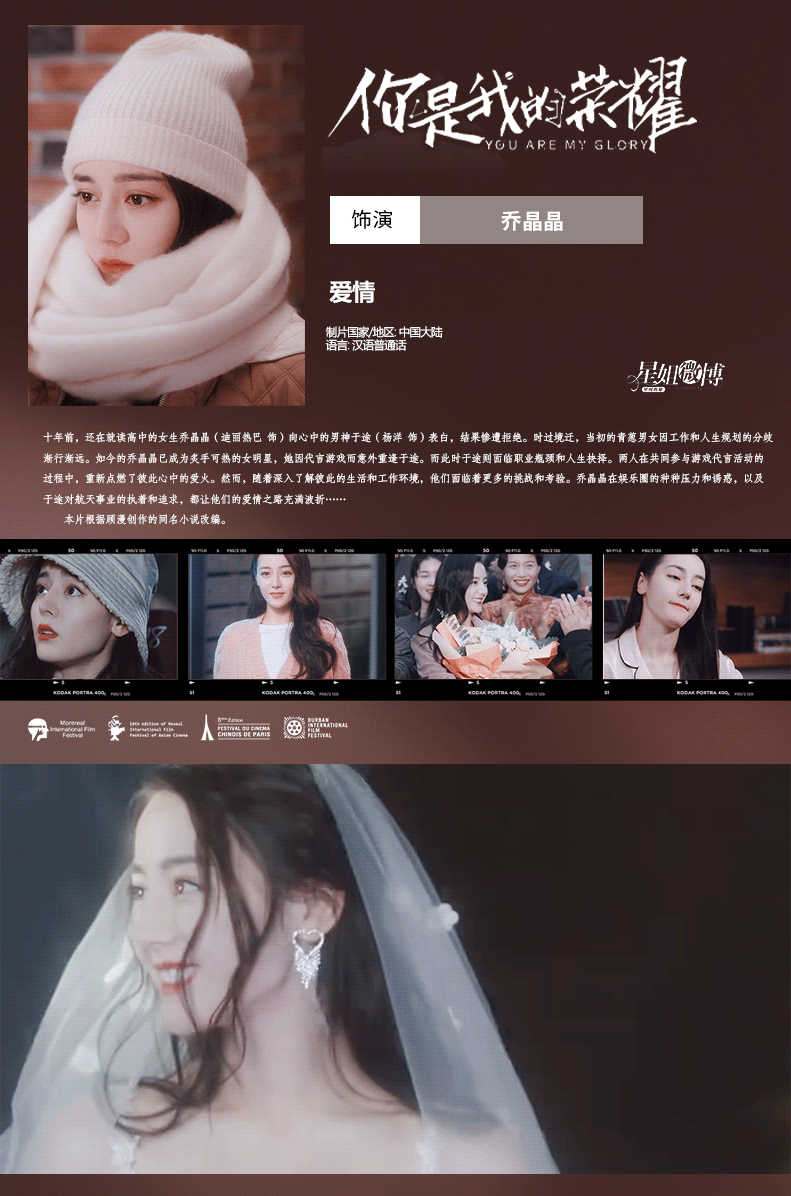 乔晶晶34岁生日快乐 平行世界的大明星乔晶晶生日快乐[蛋糕]期待迪丽热巴新剧《枭