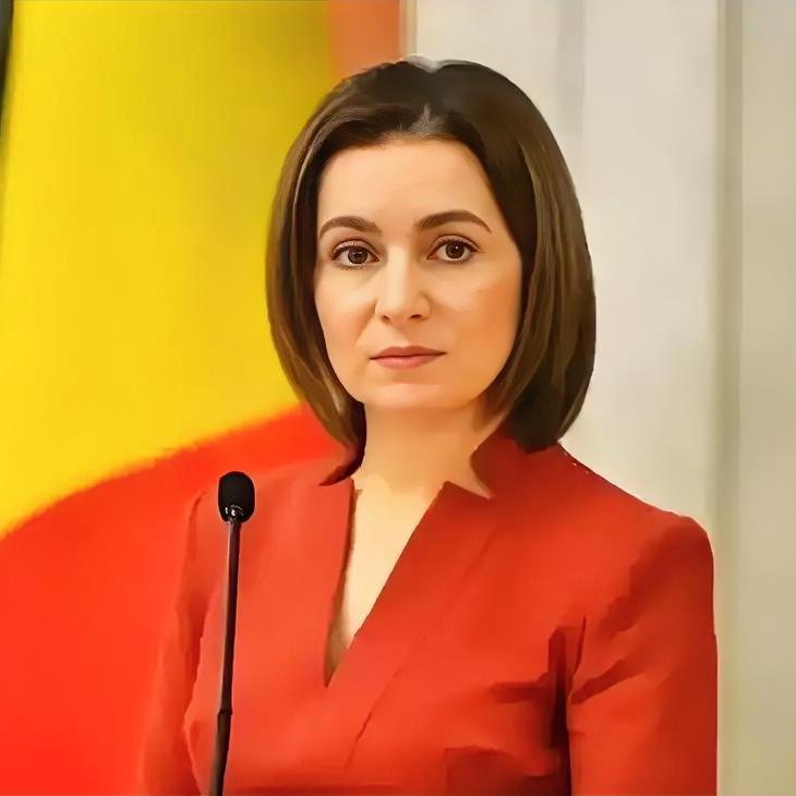 国土面积3.38万平方公里，常住人口约238万的欧洲内陆国摩尔多瓦，总统马娅·桑