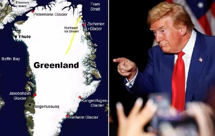 法律与外交层面：格陵兰岛是丹麦的自治领地，丹麦是北约创始国和核心成员。美国若对盟