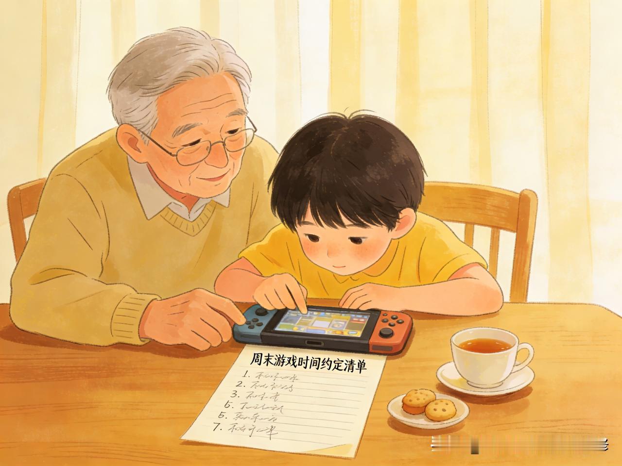 买一台游戏机，给孩子一份信任与引导
 
纠结了许久，我终究还是动了给孙子买游戏机