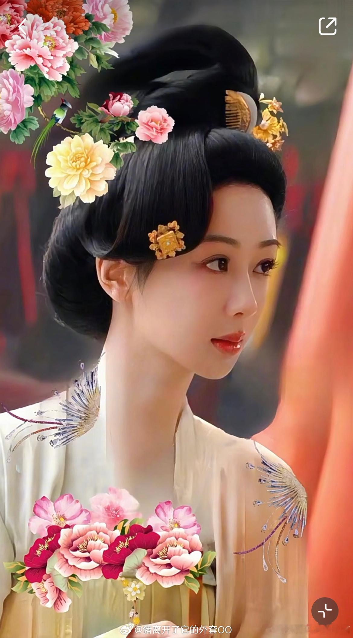 近期唐朝背景剧里，造型最有古韵的一部。 ​​​