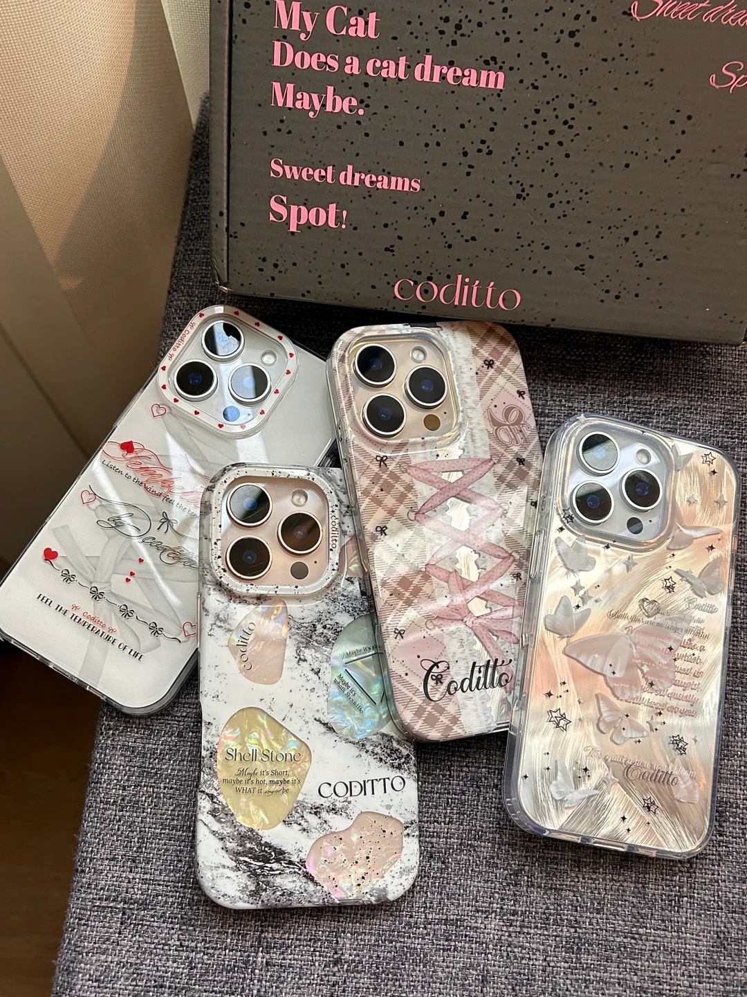 很喜欢的4款精致氛围感设计的高颜值手机壳！