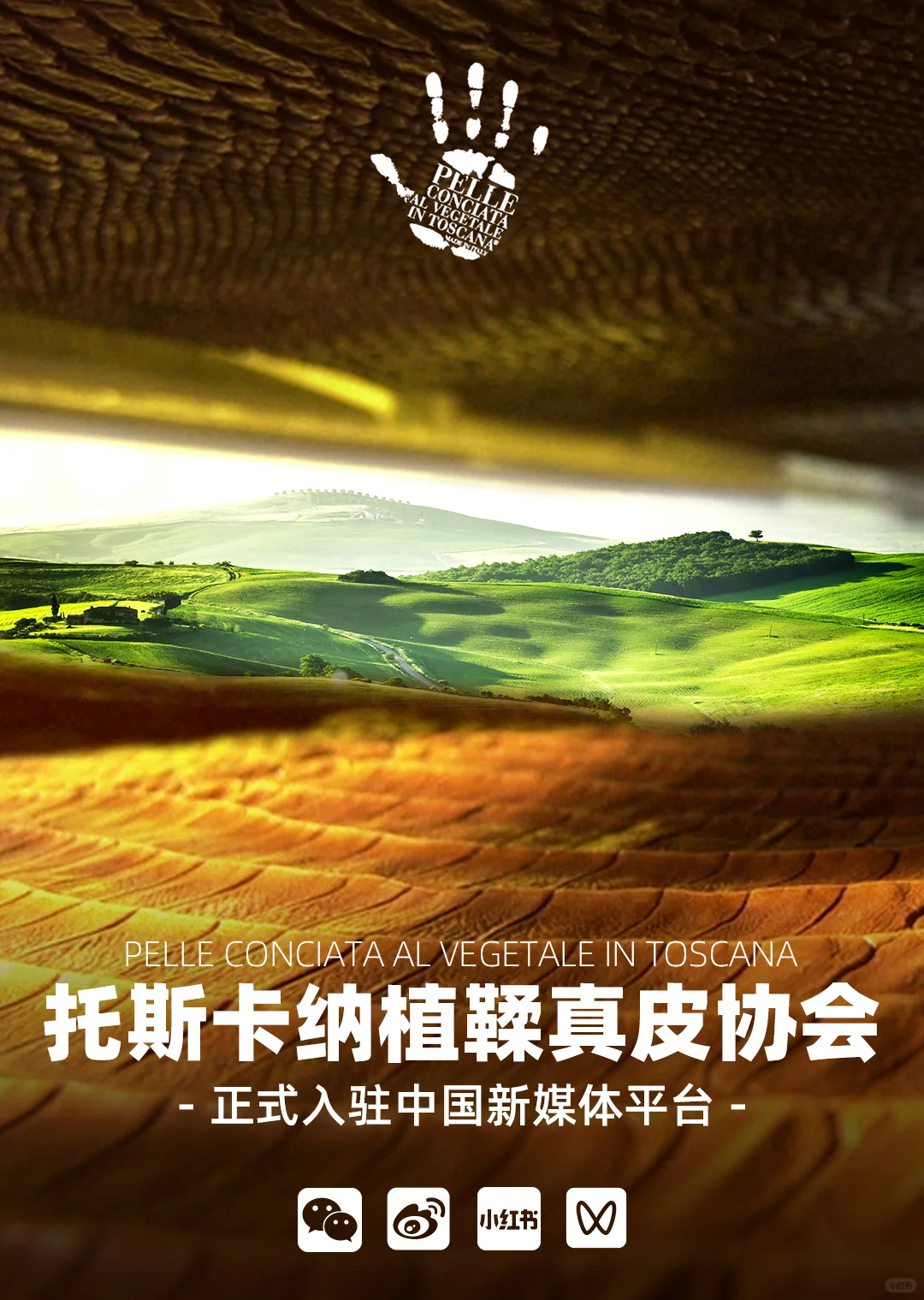 托斯卡纳植鞣真皮协会入驻中国新媒体平台