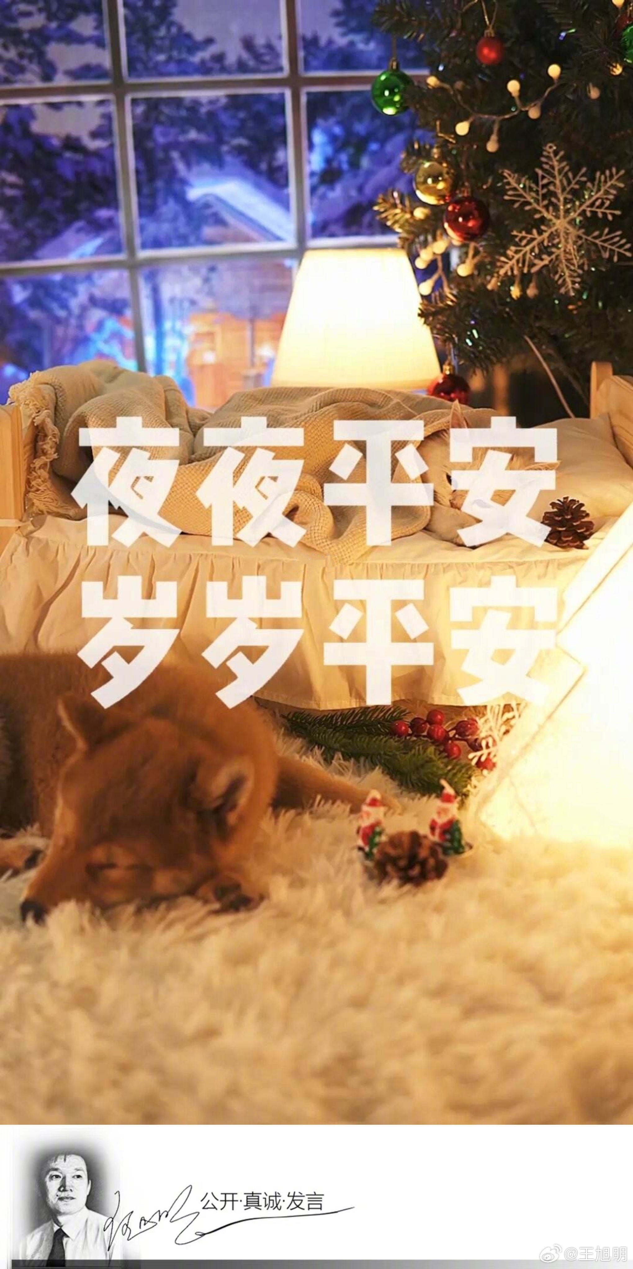 #明夜思#有朋友约我过平安夜去，我说算了吧，我不过这夜，但希望大家都平平安安的；