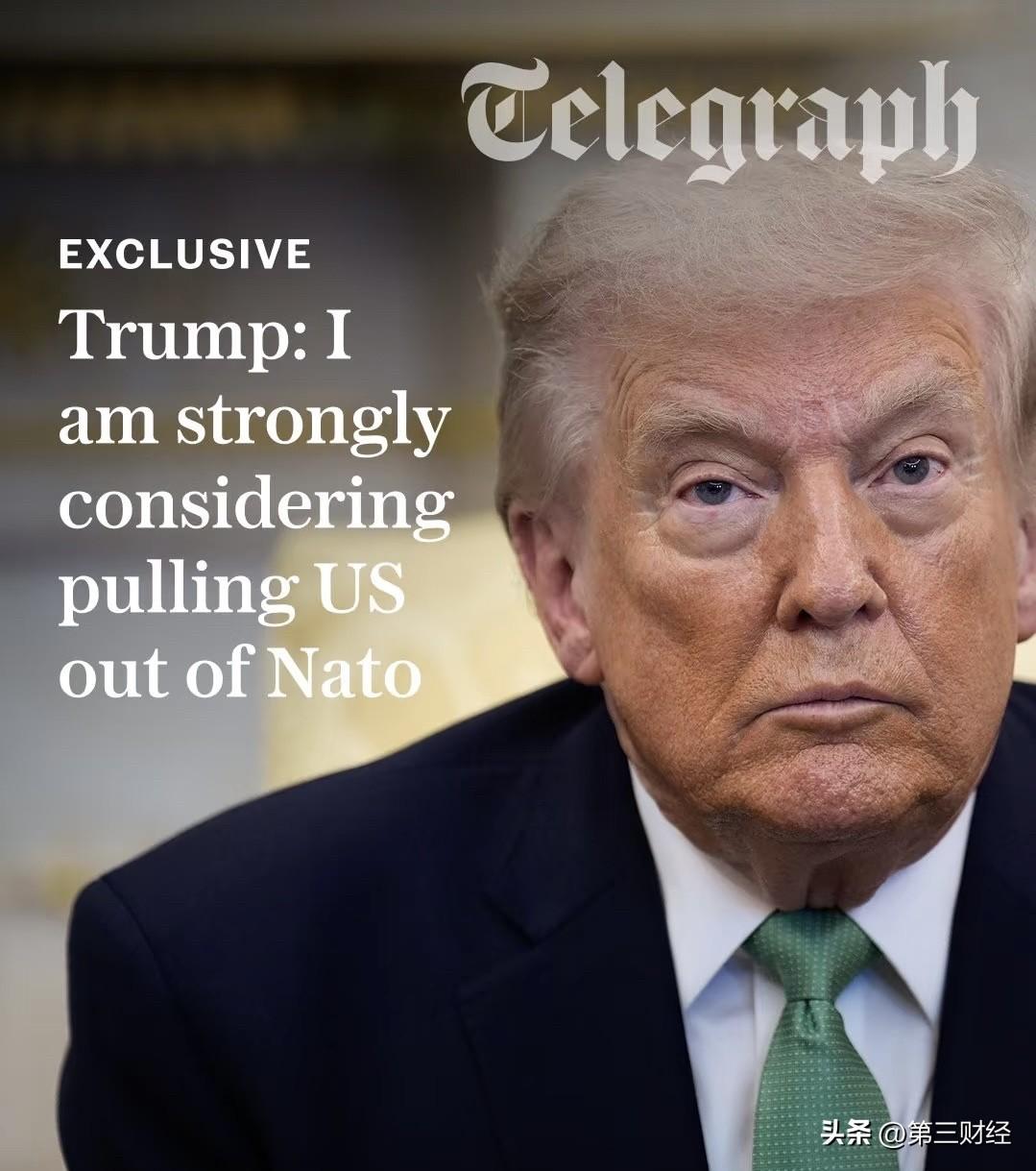 北约要散伙了？

特朗普又放狠话了。这次不是关税，不是退群，而是直接冲着北约来的