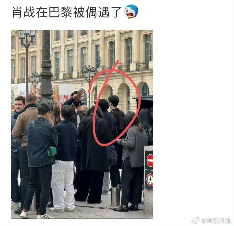 肖战巴黎拍摄广告被偶遇肖战什么时候飞到巴黎的肖战巴黎拍摄广告被偶遇，期待，[鼓掌