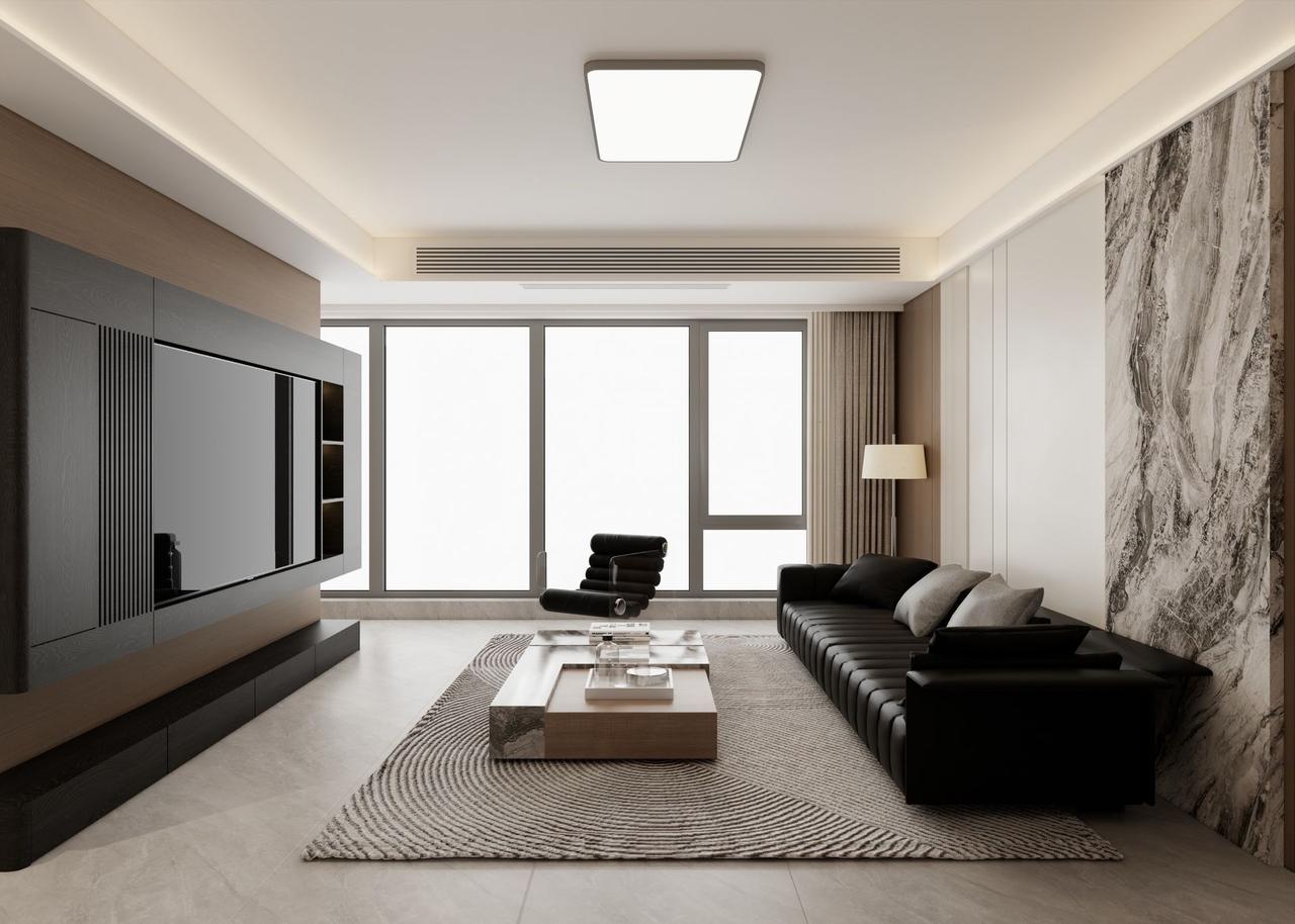 轻奢不张扬，简约有质感，让家成为温柔又高级的避风港～轻奢简式装修 轻奢简约装修 