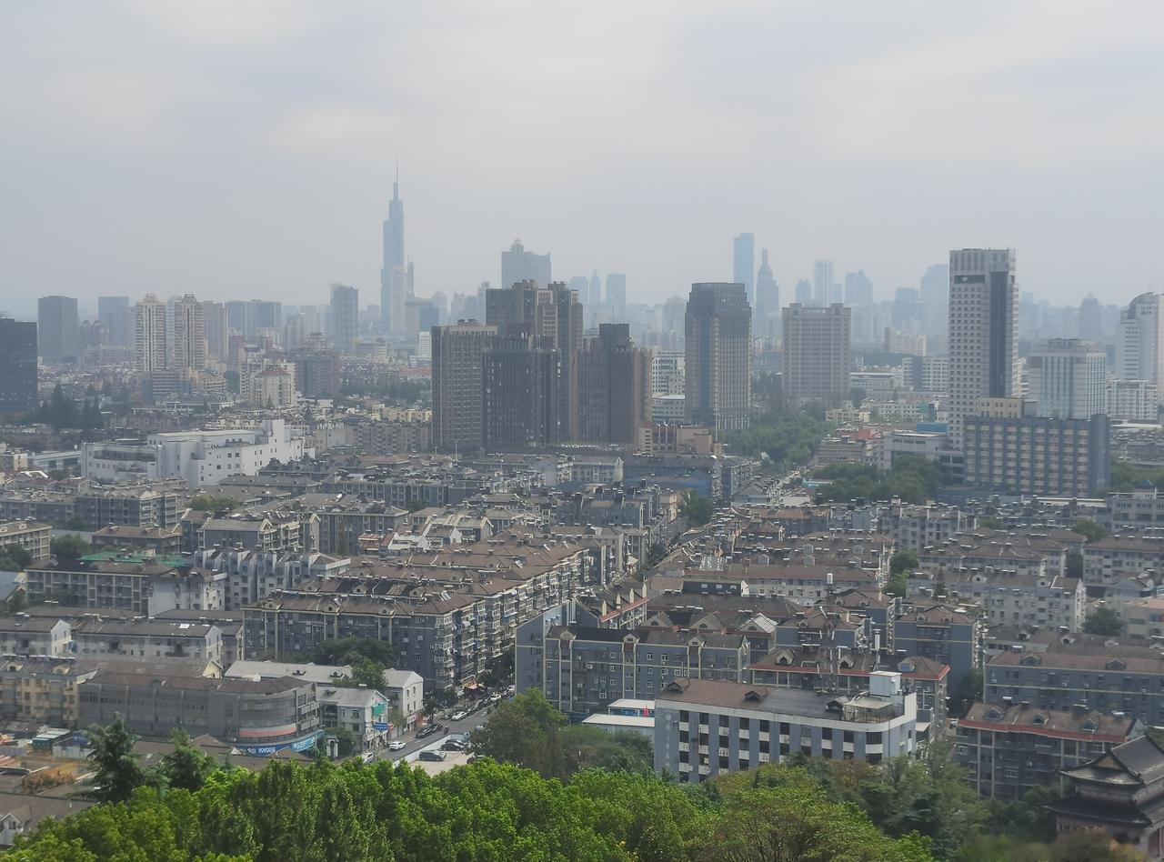 阅江楼俯瞰南京城2