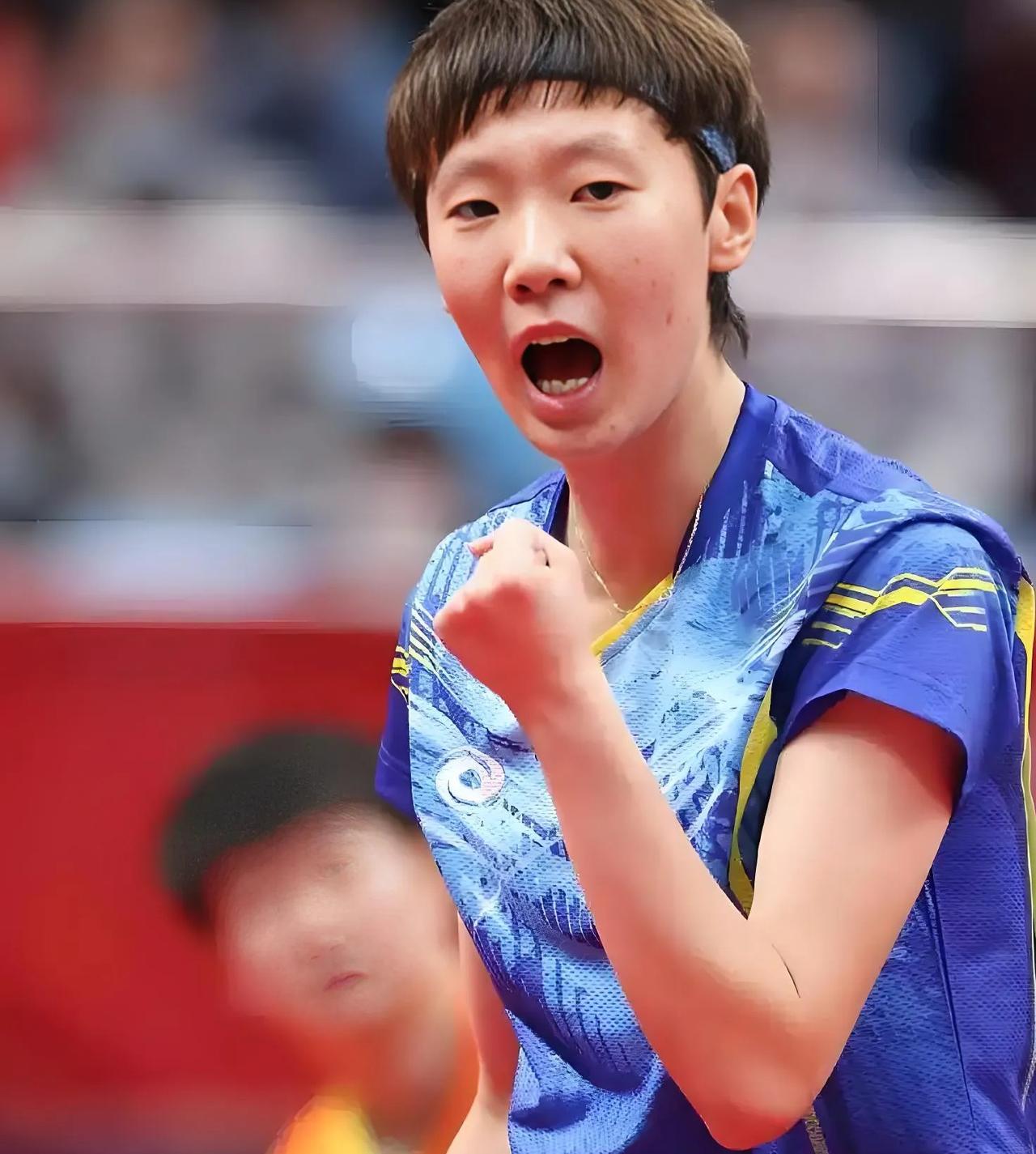 王曼昱回归法兰克福赛啦。这可太重要了，之前女乒老是爆冷，这次不一样喽。四强里女乒