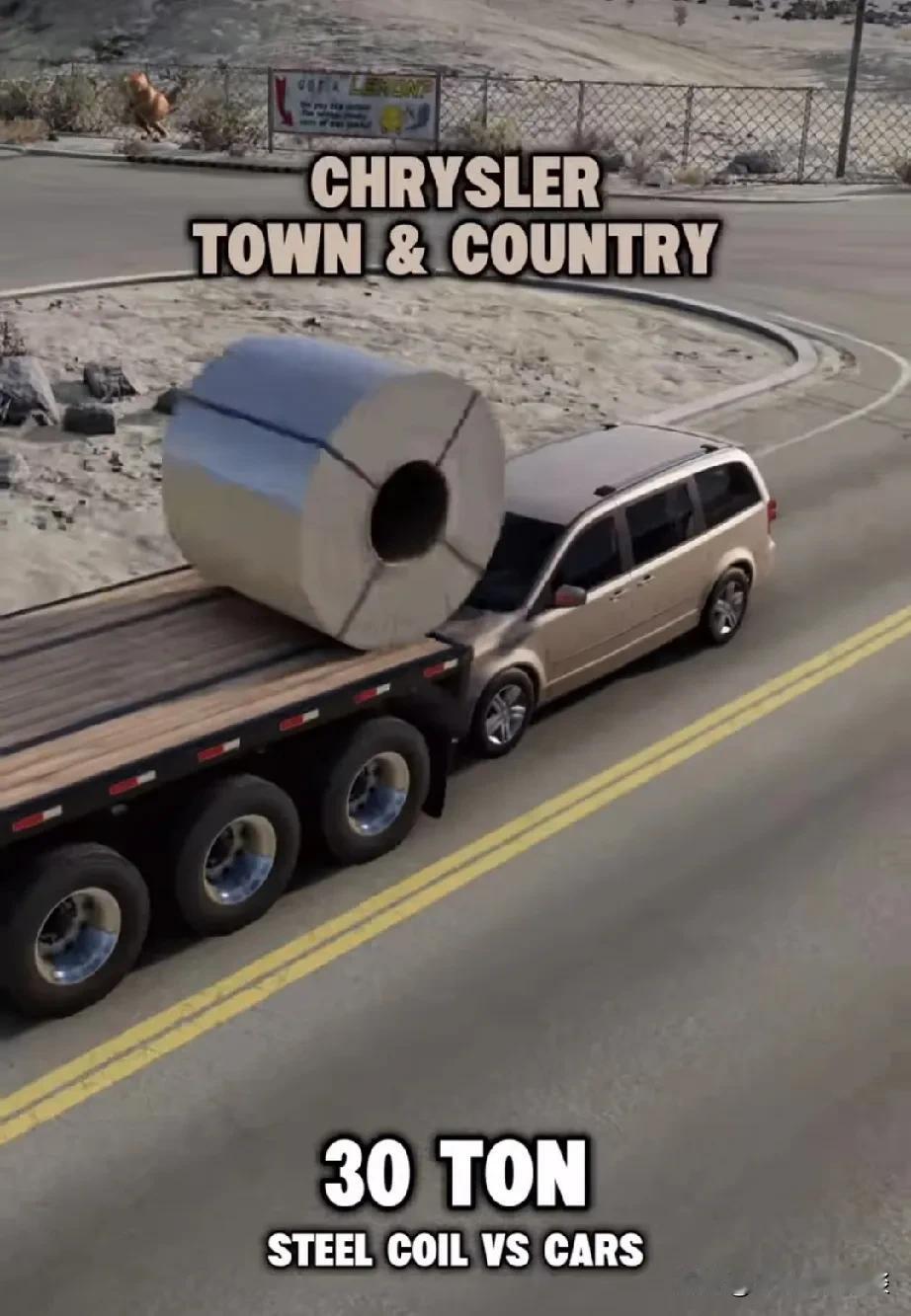 运钢卷的大货车是最可怕的。在高速公路上面一定要远离。

这个大货车 重卡顶不住了