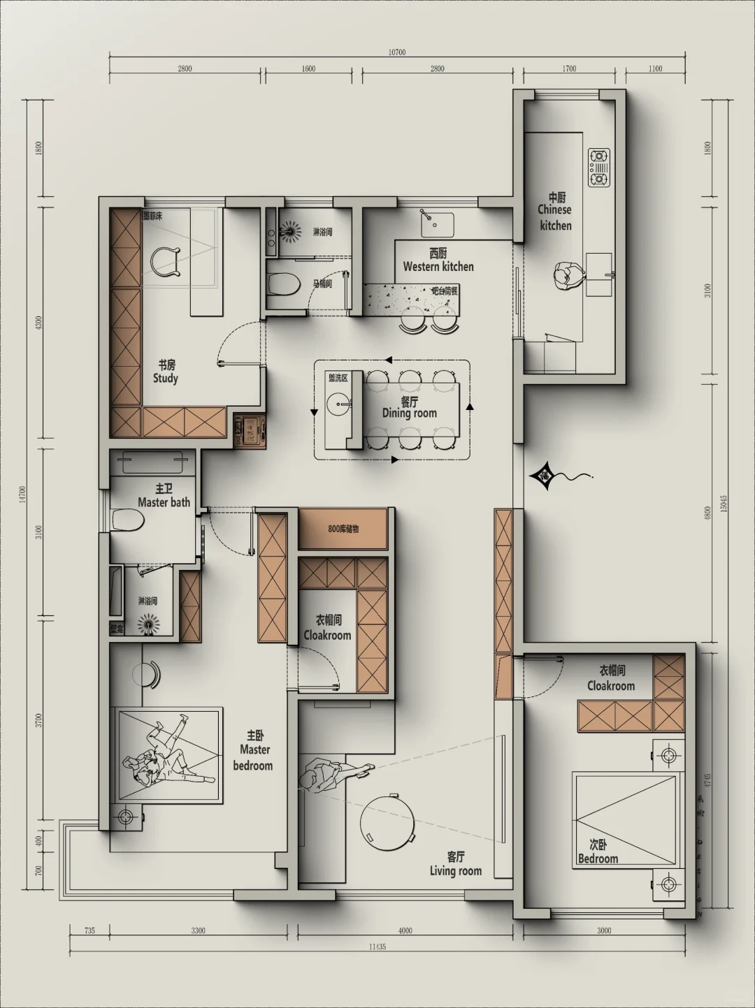 内蒙古112m²｜一个小改动房屋大变样😏