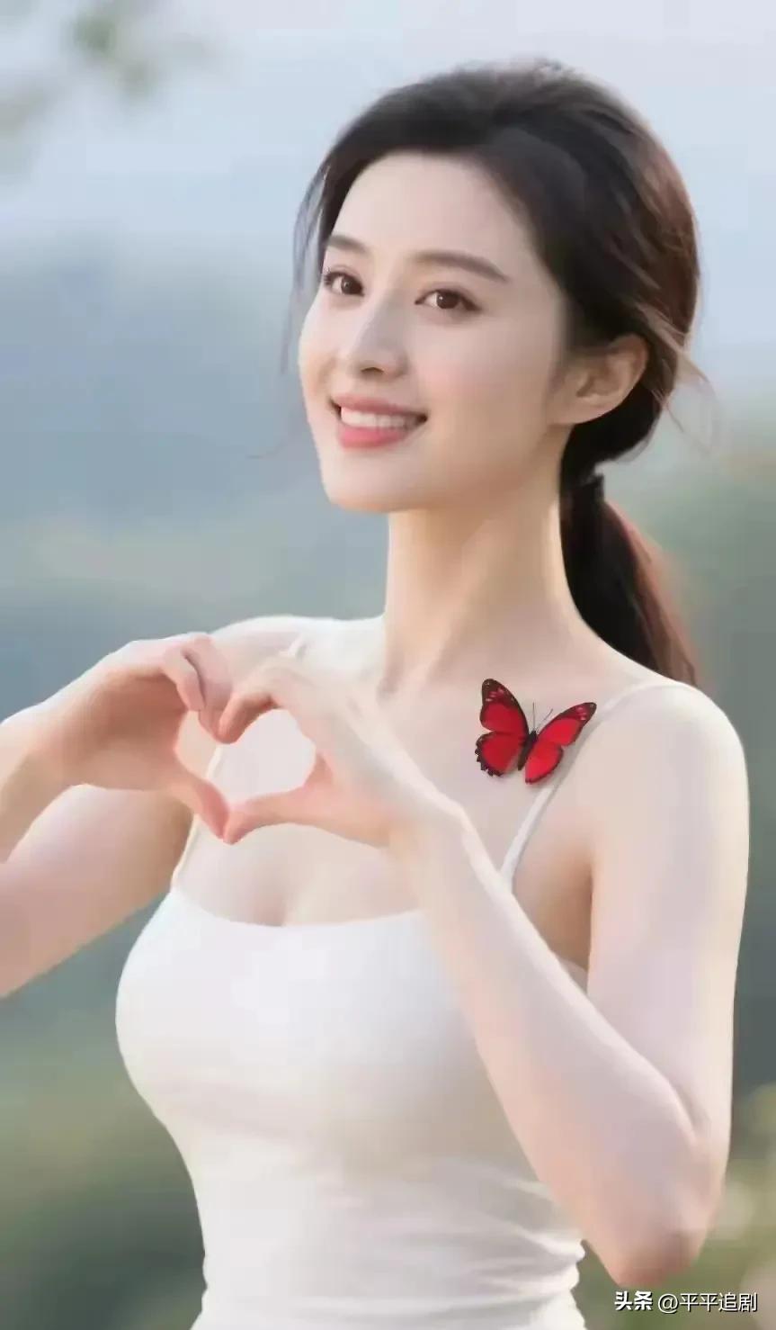 蝴蝶停在肩头，爱意藏在掌心，风里都是温柔的气息。
淡雅之韵 盛开的仪式感