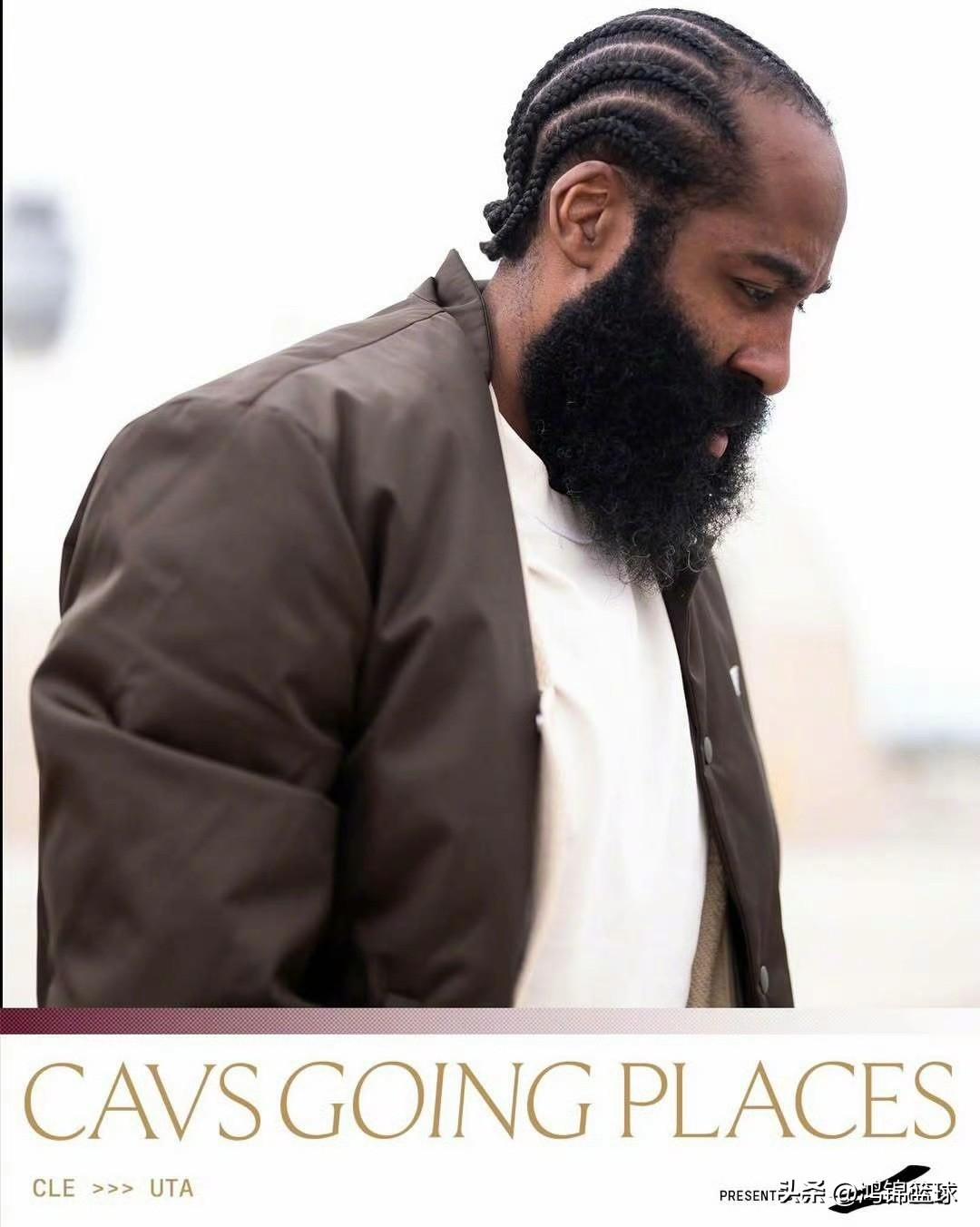 哈登米切尔领衔骑士开启三连客！

今天，骑士官方晒出了一组球队全员登机照与球迷分