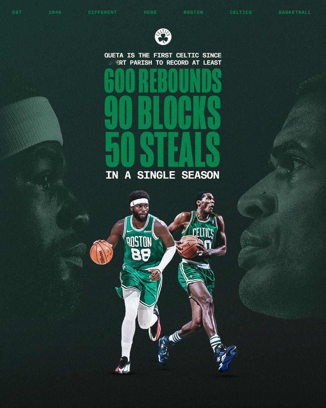 凯尔特人官方为奎塔mip造势，虽然可能拿不了，但是奎塔这赛季打的真不错nba