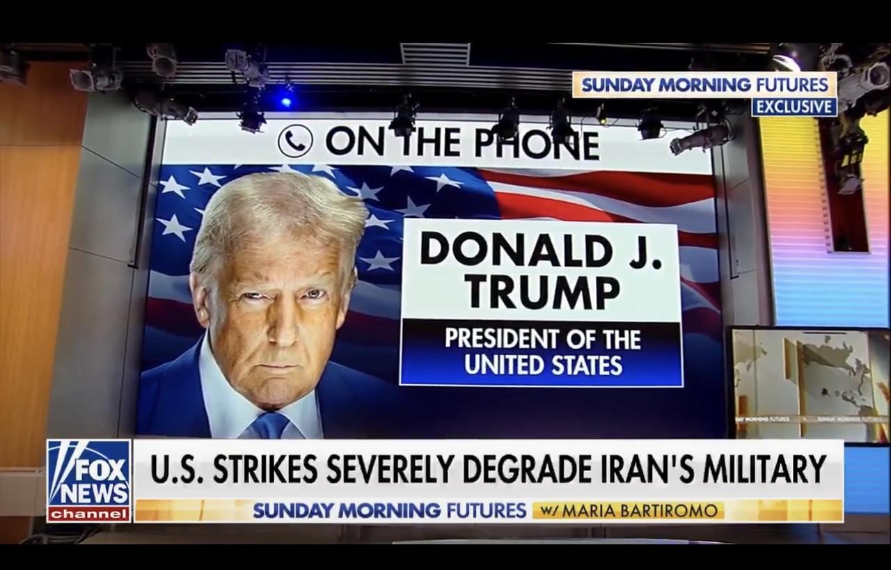 特朗普就其社交媒体帖子发表讲话，该帖子警告说伊朗可能“整个文明”将灭亡，他辩称这