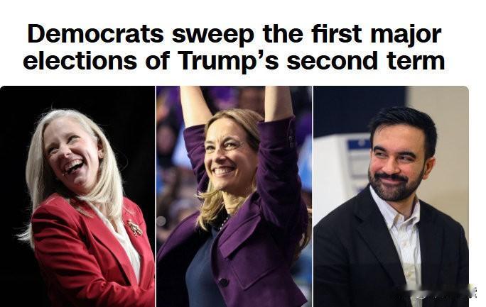 美国民主党在纽约市长、弗吉尼亚州州长、新泽西州州长等关键选战胜出

当地时间4日