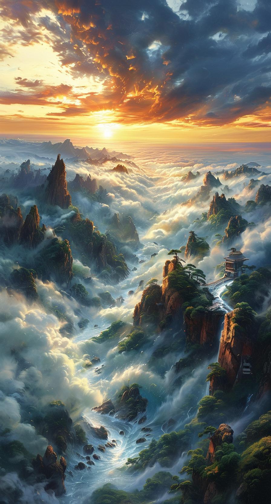 看到“万象随缘观自在”求下联，让我来了兴致。对联讲究对仗工整、平仄协调。“万象”