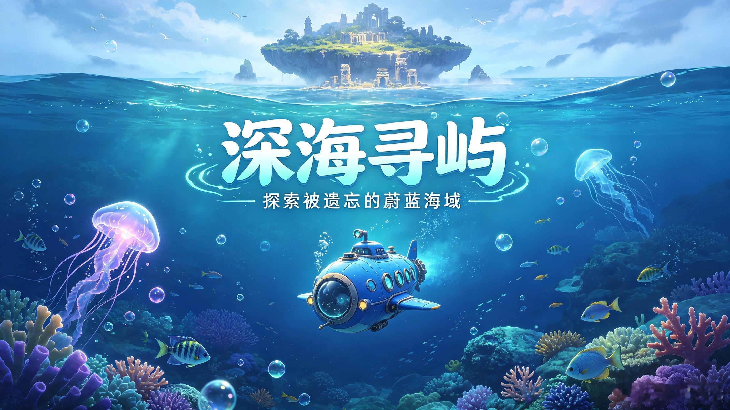 游戏夏日游趣狂欢季智领新局AI互动文字游戏企划《深海寻屿》一、核心故事设定1. 