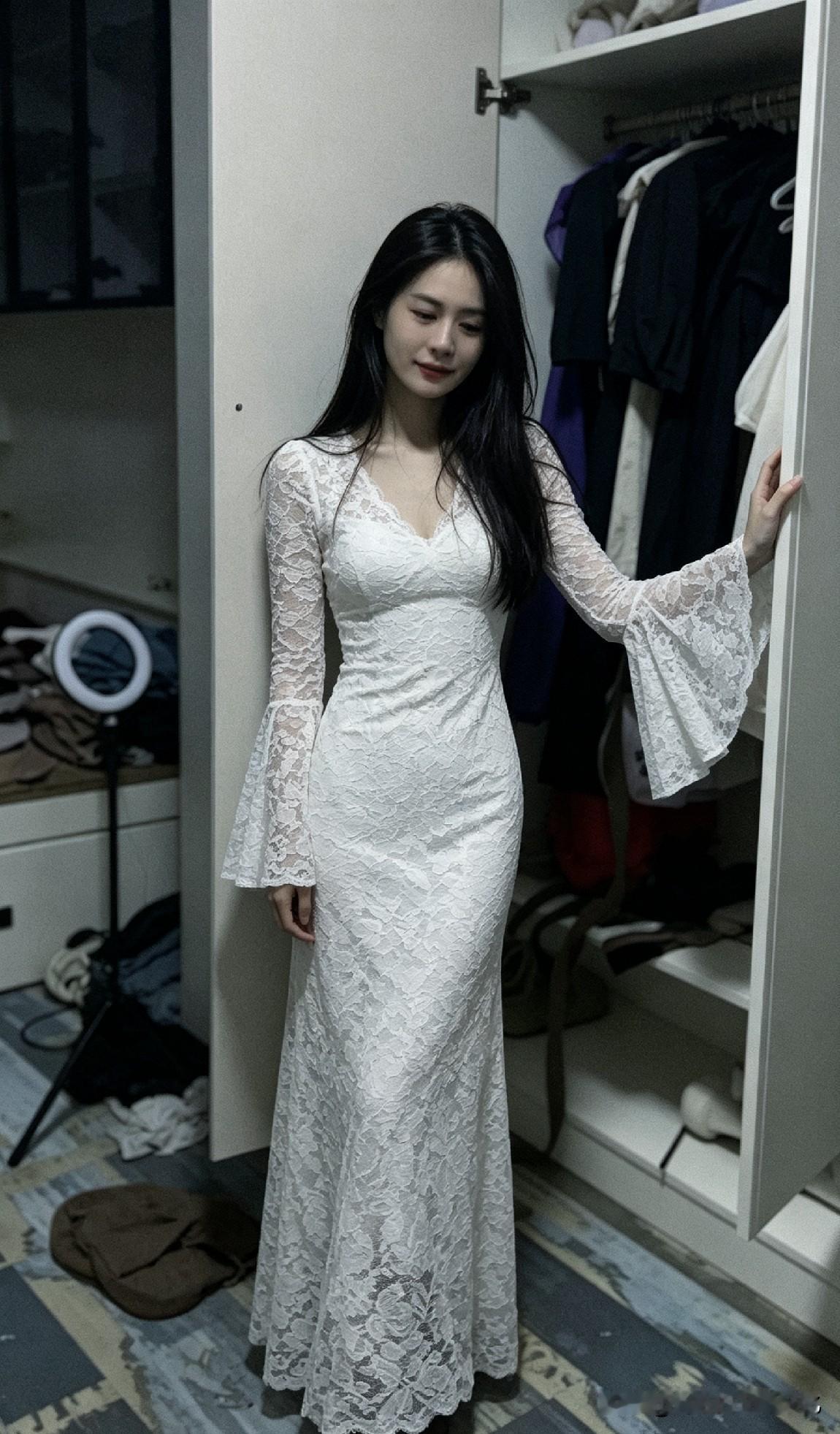 找不到工作回家当主播，这身白裙子是最后的倔强？

工作难找。

这是今年的共识。