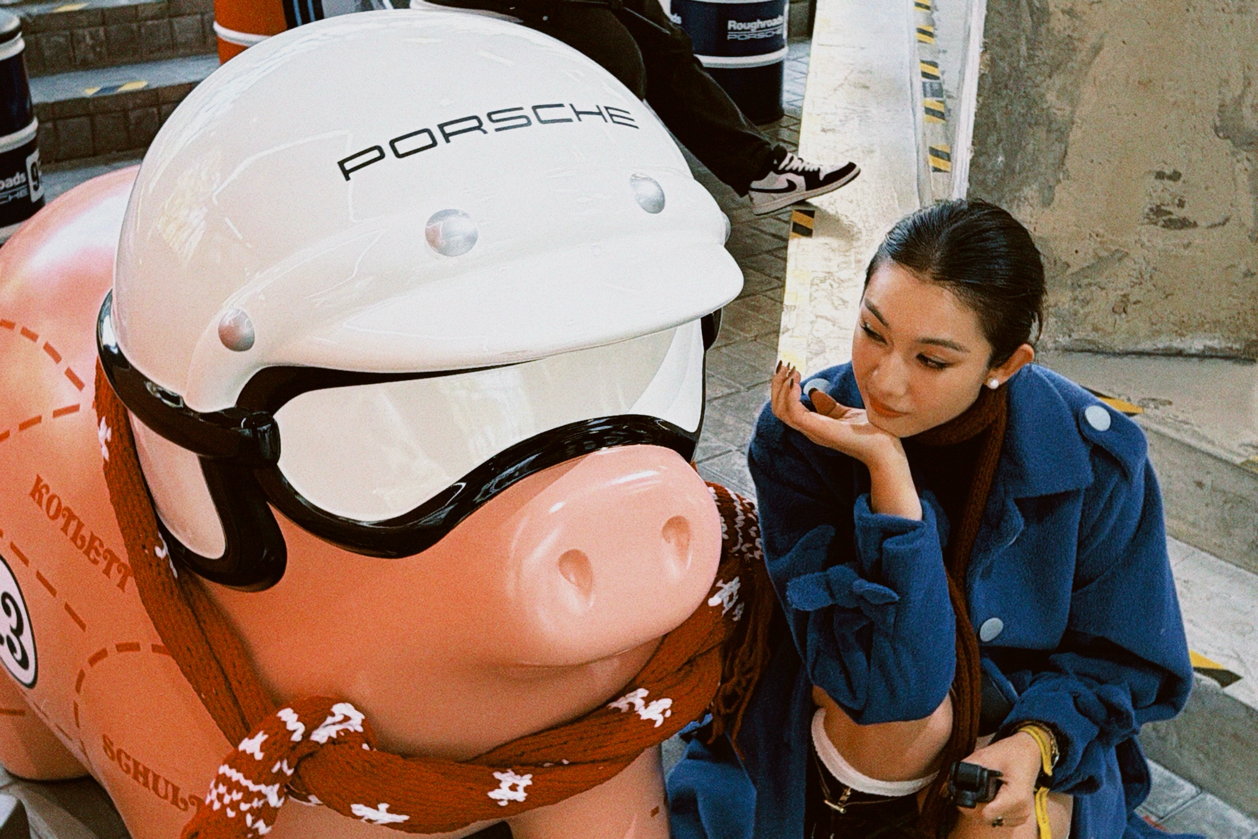 我和粉猪！🐖ootd卷妹的日常保时捷