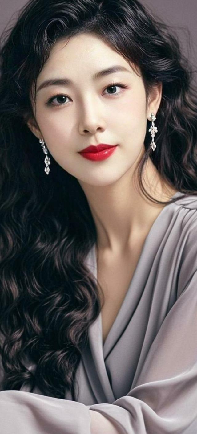 AI优雅卷发佳人