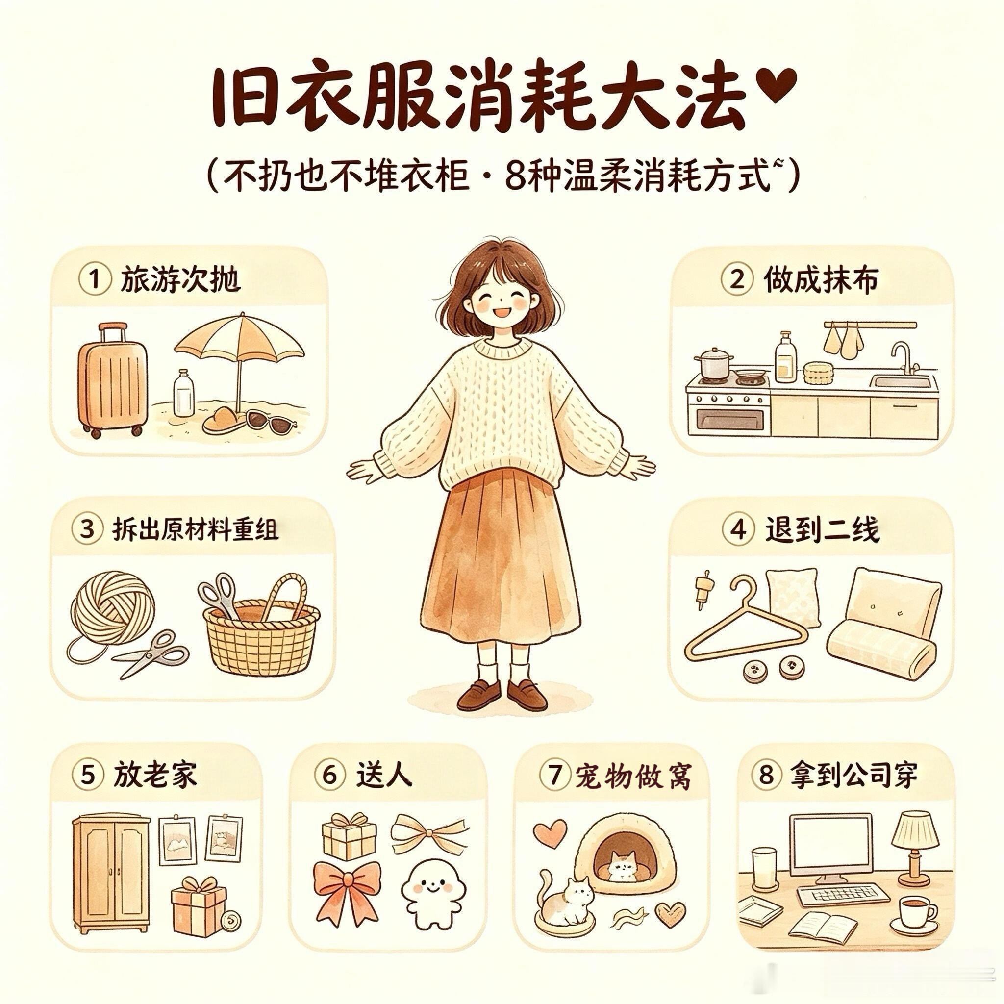 衣服不穿了最好的办法捐赠之前记得清洗干净，干干净净送出去，也是对接收方的一份尊重