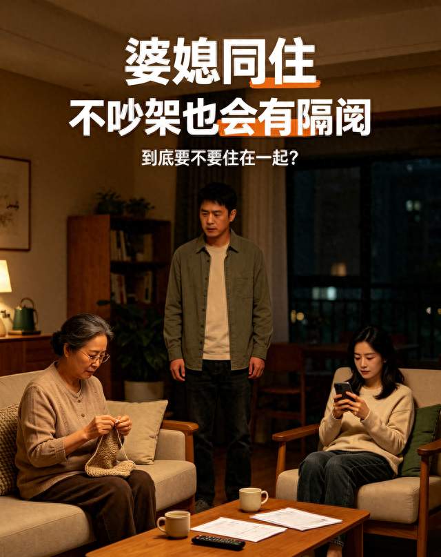 婆媳同住，不吵架也会有隔阂，到底要不要住在一起？