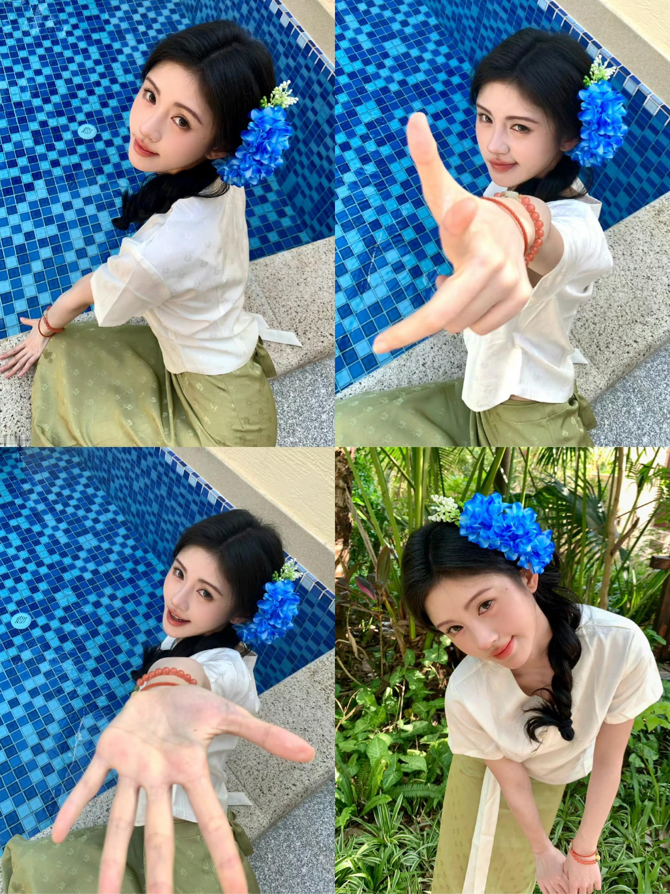 小鞠又去西双版纳了这是去拍商务还是去玩啊太美了 ​​​